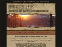 Tablet Screenshot of missouristateparks.net